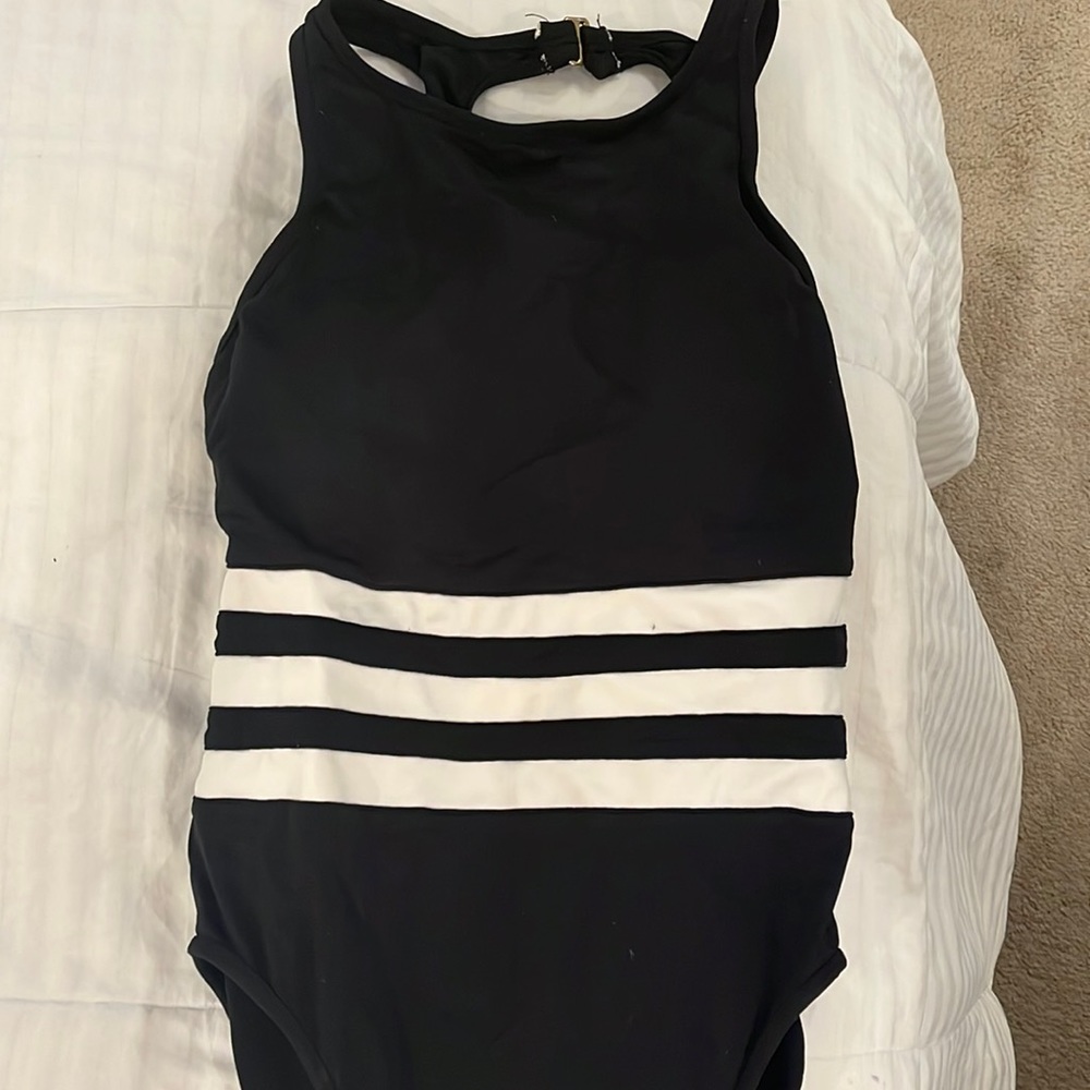 Woman’s one piece bathing suit